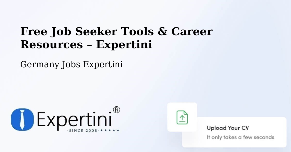 Free Job Seeker Tools & Career Resources – Gräfelfing - Gräfelfing, Germany Jobs Expertini